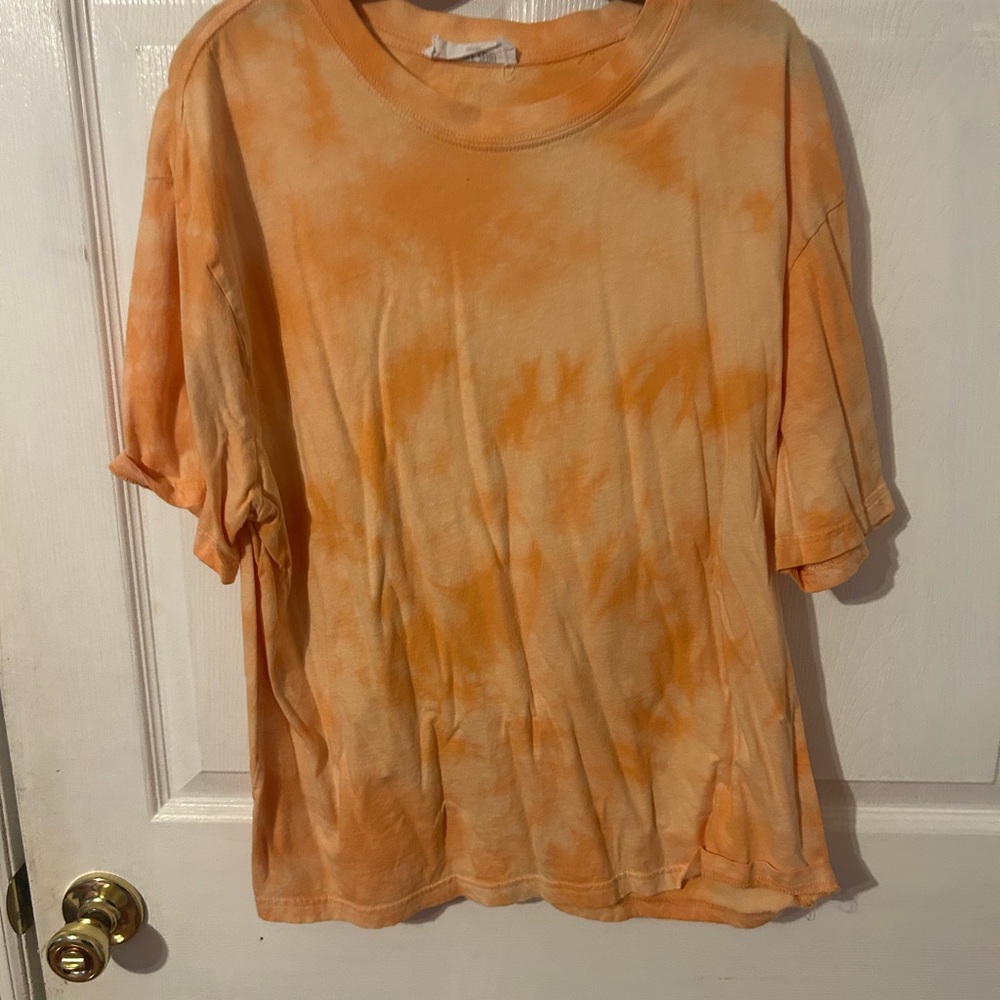 Orange Tie-Dye Women's Top